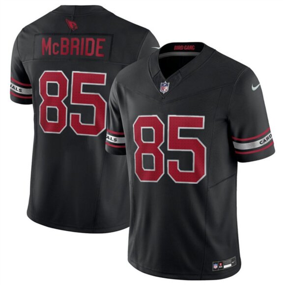Mens Youths Kids Womens 85 Trey McBride Black Vapor Stitched Jersey